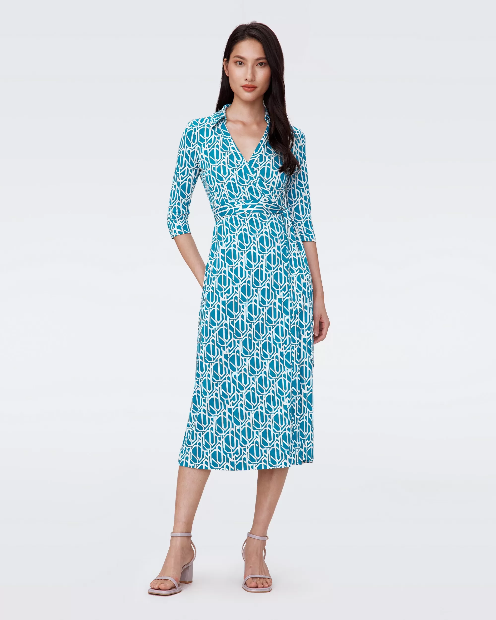 Sale Abigail Silk Jersey Midi Wrap Dress Midi Dresses | Occasion Dresses