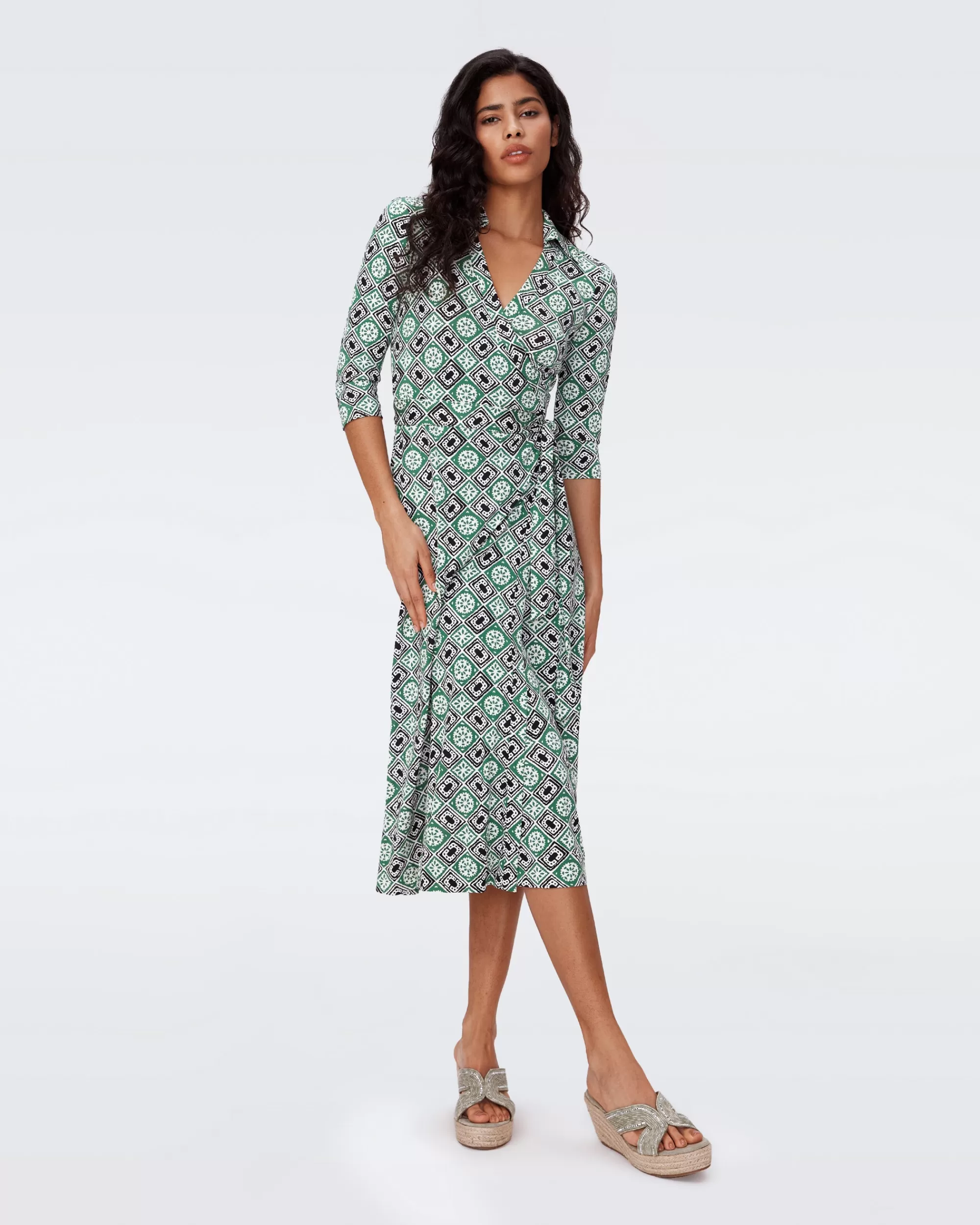 Best Sale Abigail Silk Jersey Midi Wrap Dress Midi Dresses | Dresses