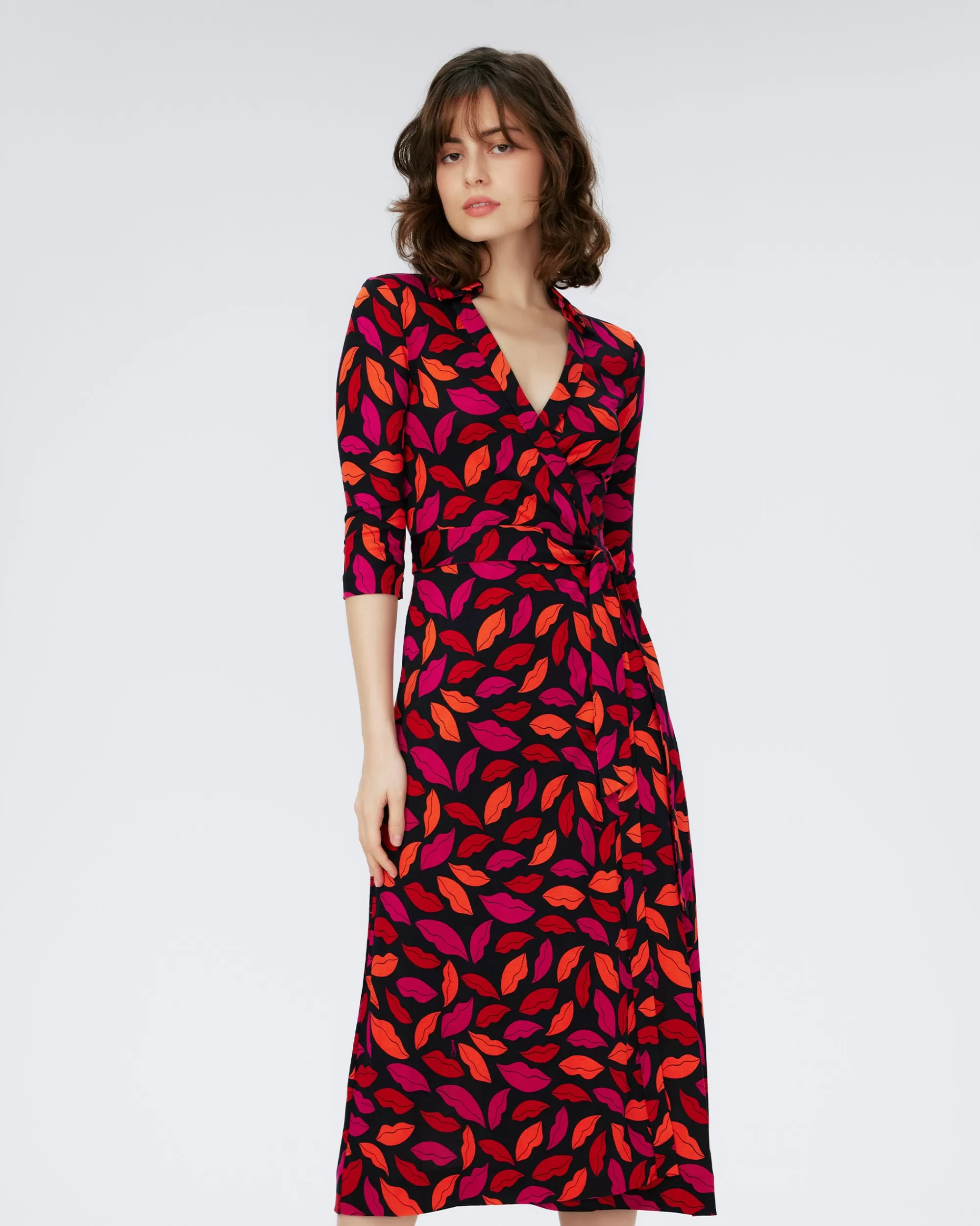 Best Sale Abigail Silk Jersey Midi Wrap Dress Midi Dresses | Dresses