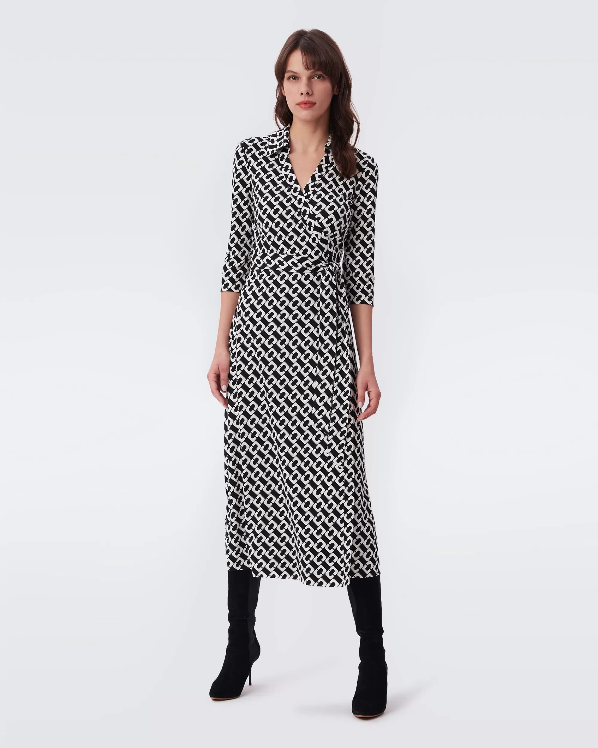 Outlet Abigail Silk Jersey Midi Wrap Dress Midi Dresses | Dresses