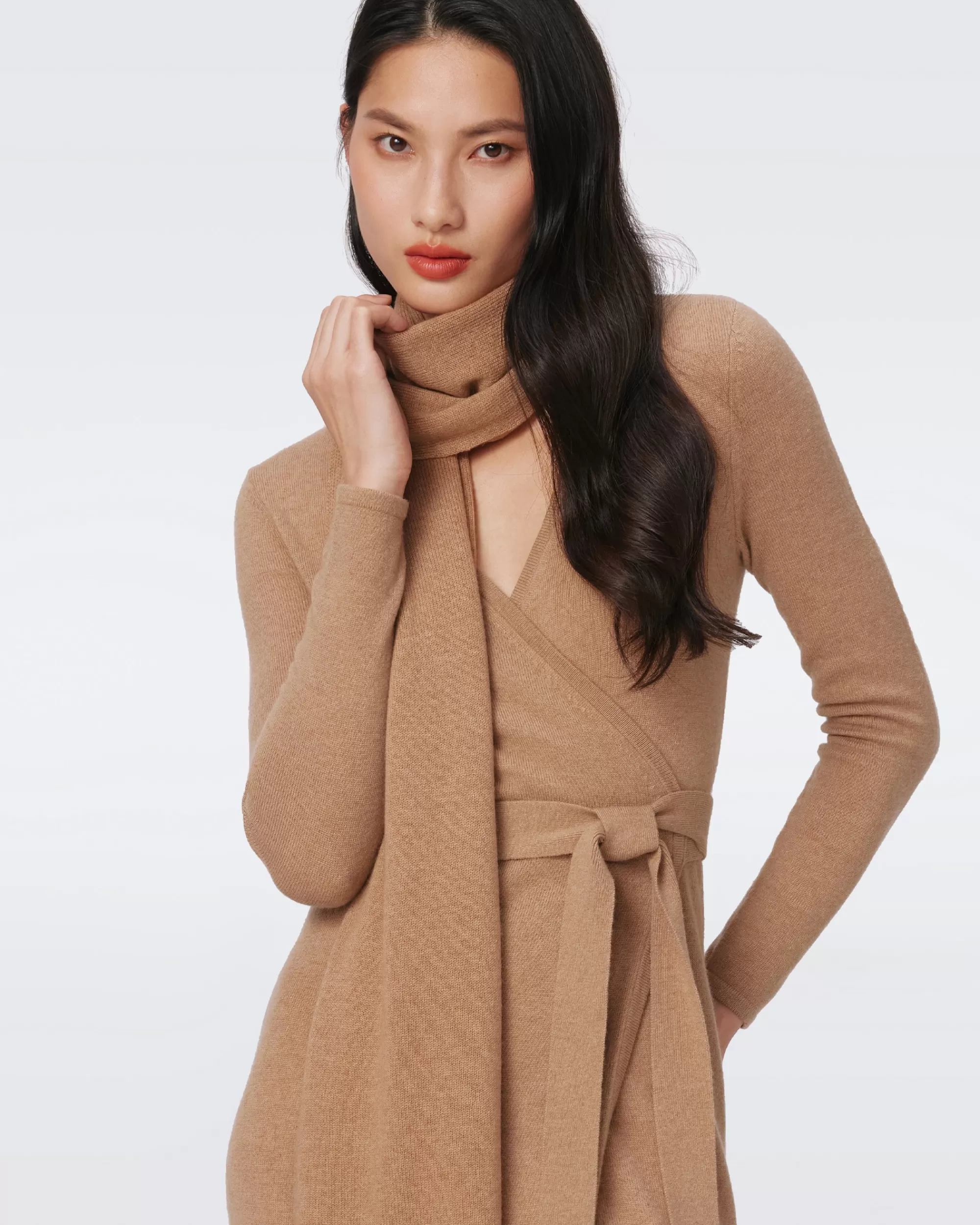 Cheap Cleo Wool-Cashmere Scarf Sweaters & Knits | Jackets & Coats