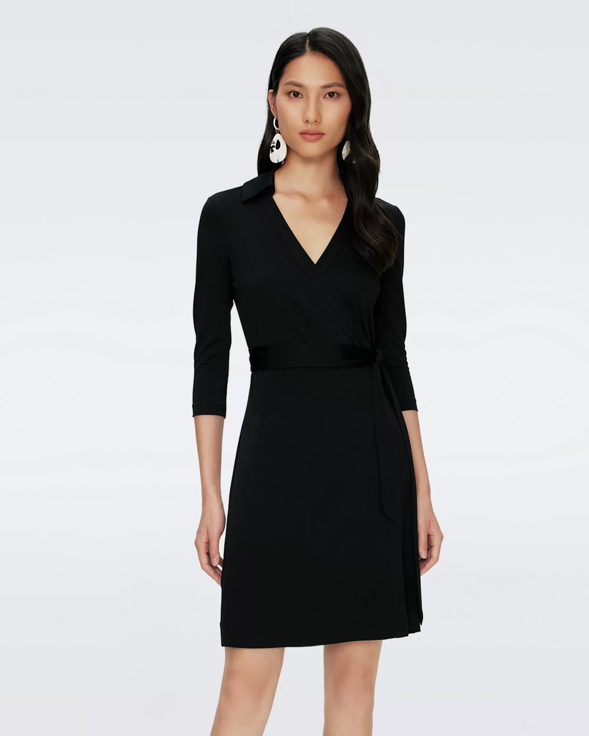 Shop Jeanne Wrap Dress Short Dresses | Black Dresses