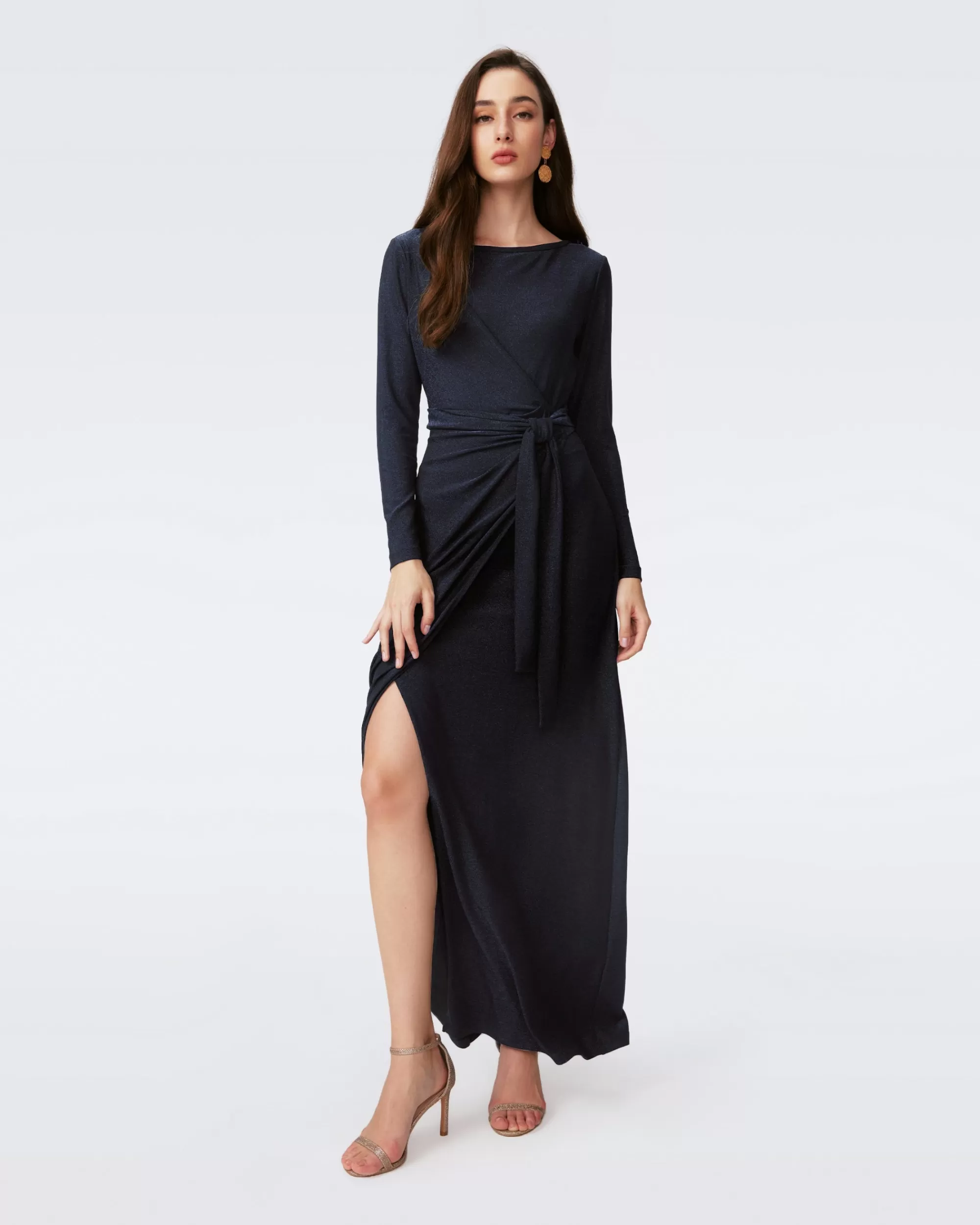 New Simona Faux Wrap Dress Maxi Dresses | Occasion Dresses