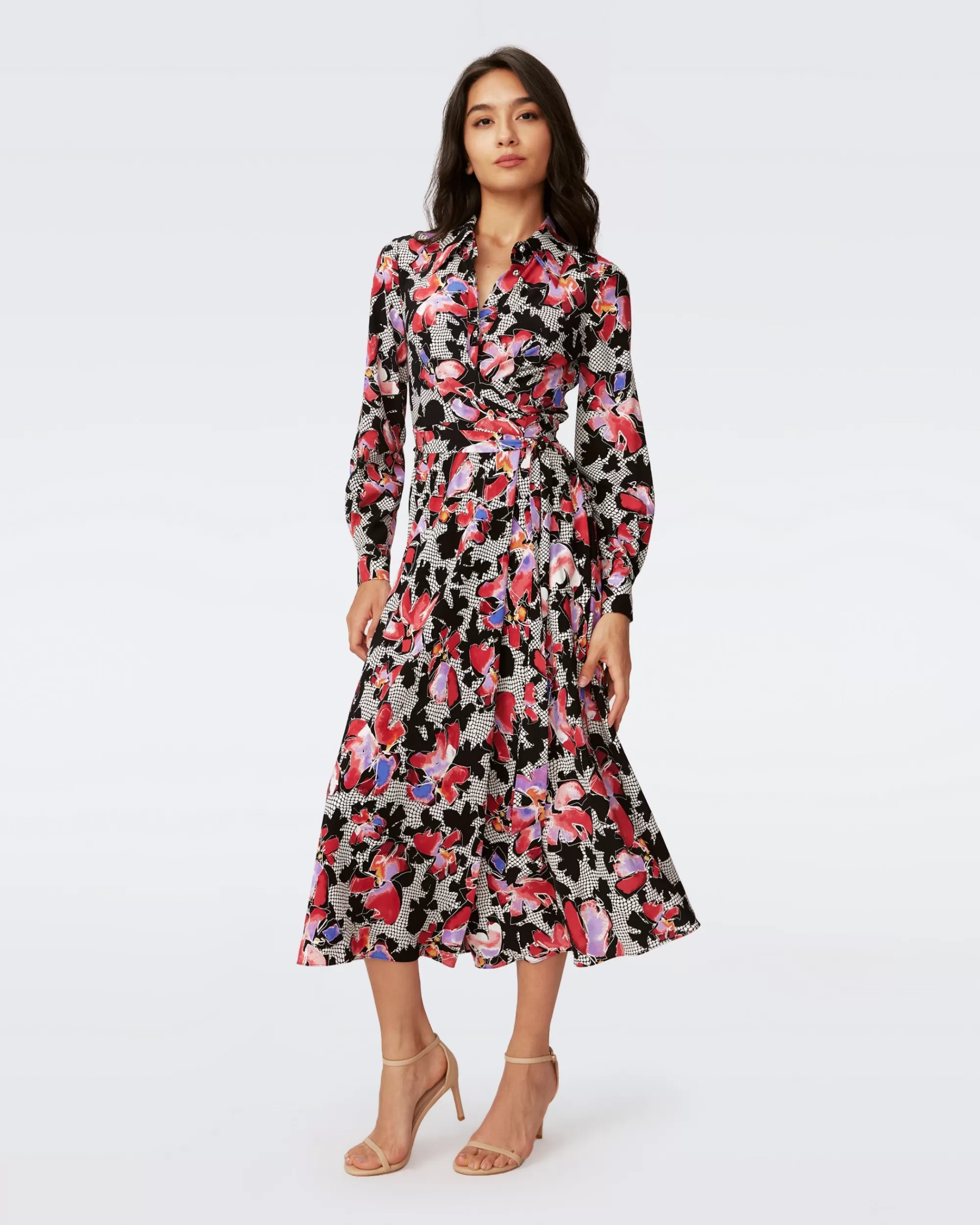 Store Tori Wrap Dress Midi Dresses | Dresses